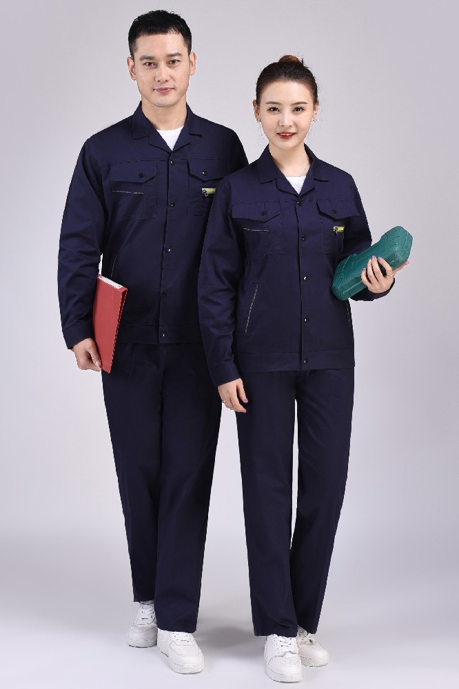 100%棉企业工作服 夹克衫 员工服 企业服装定制4色可选0060